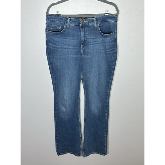 Women’s Lee Cleric Jeans Size 12L Blue Boot Cut Jeans - Picture 1 of 10